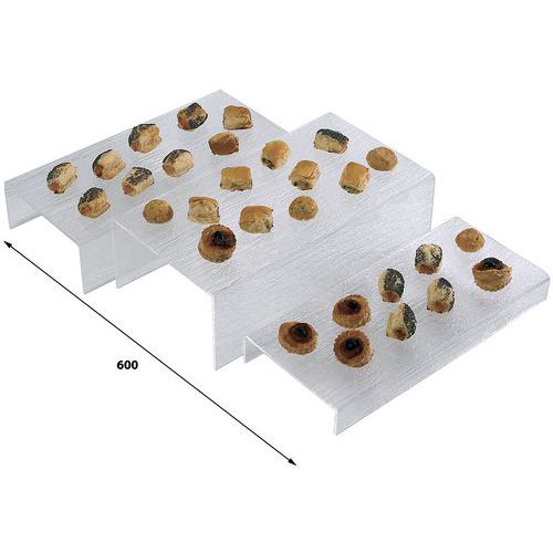 Trap PAP met 3 groot treden, Materiaal: Acryl, Recyclebare verpakking: Ja - 100%