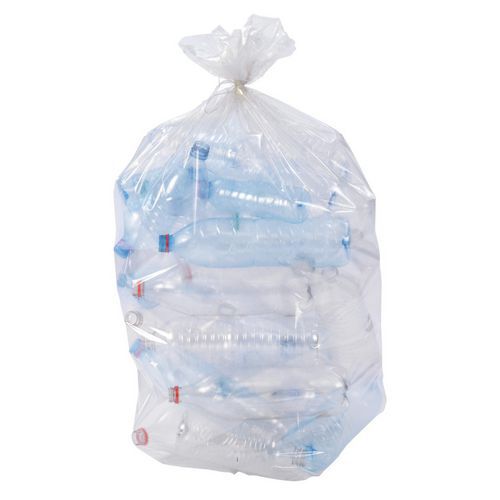 Transparante afvalzak - 80% gerecycled materiaal