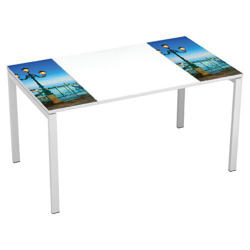 Bureau droit Easy Office Largeur 180 cm - Manutan Expert