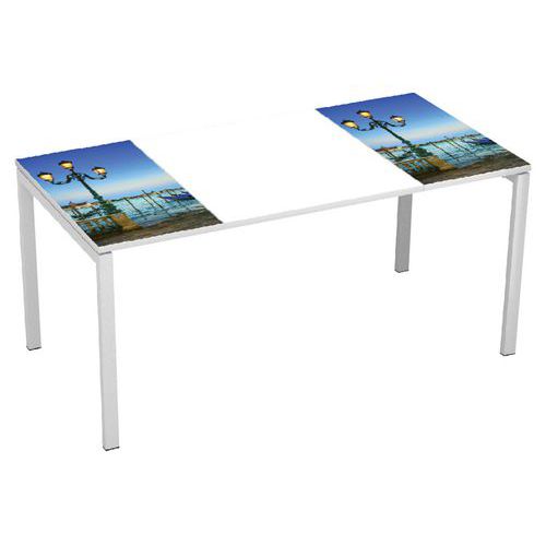 Bureau droit Easy Office Largeur 160 cm - Manutan Expert