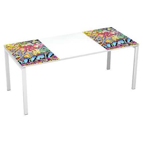 Bureau droit Easy Office Largeur 180 cm - Manutan Expert