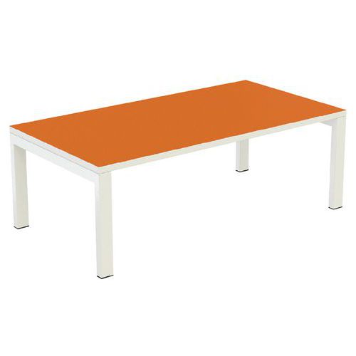 Lage tafel Easy Office rechthoekig 114 x 60 cm - Meet By Paperflow