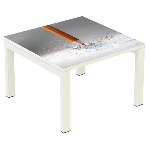Table basse carrée Easy Office - 60 x 60 cm - Manutan Expert