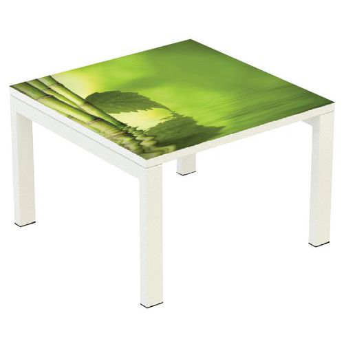 Table basse carrée Easy Office - 60 x 60 cm - Manutan Expert