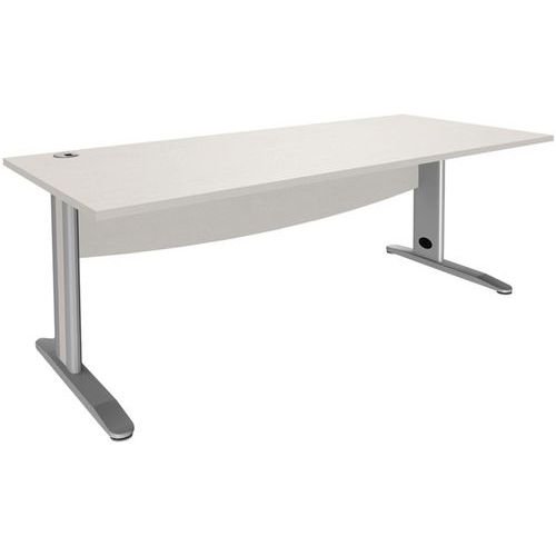 Bureau droit Quatuor pieds métal T.1315 - Manutan Expert