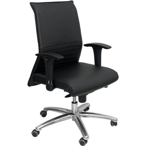 Chaise de bureau Albacete cuir avec roulettes - Piqueras y crespo Chaise de bureau Albacete cuir avec roulettes - Piqueras y crespo