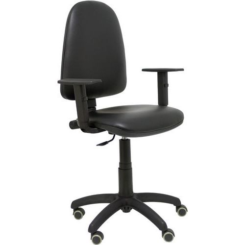 Chaise de bureau Ayna similicuir - Roue parquet - Piqueras y crespo Chaise de bureau Ayna similicuir - Roue parquet - Piqueras y crespo