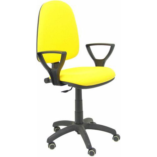 Chaise de bureau Ayna bras fixe roue parquet - Piqueras y crespo Chaise de bureau Ayna bras fixe roue parquet - Piqueras y crespo