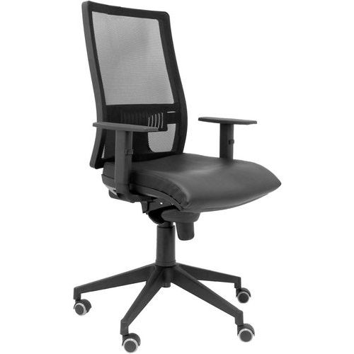 Chaise de bureau Horna en cuir - Piqueras y crespo Chaise de bureau Horna en cuir - Piqueras y crespo