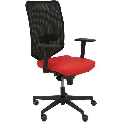 Chaise de bureau Ossa negra similicuir - Piqueras y crespo Chaise de bureau Ossa negra similicuir - Piqueras y crespo