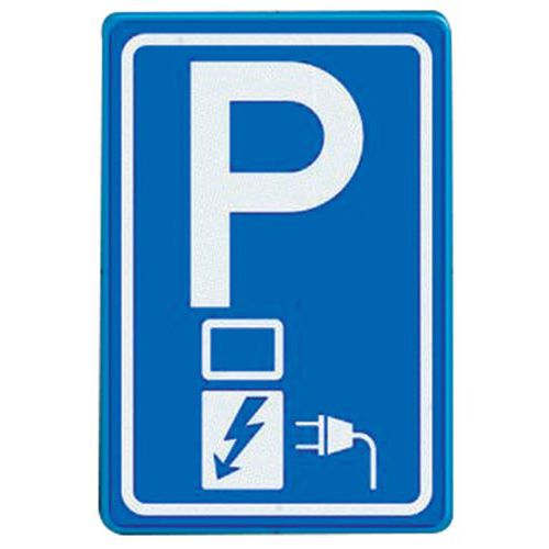 Panneau de signalisation - E08 - Zone de charge pour voiture électrique