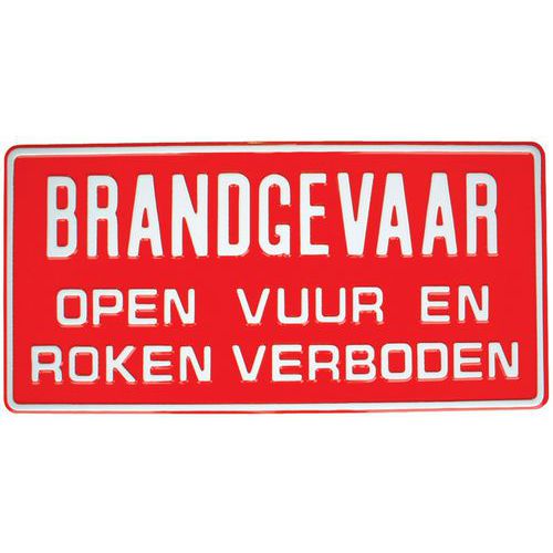 Panneau de signalisation - Brandgevaar (risque d'incendie néerlandais)