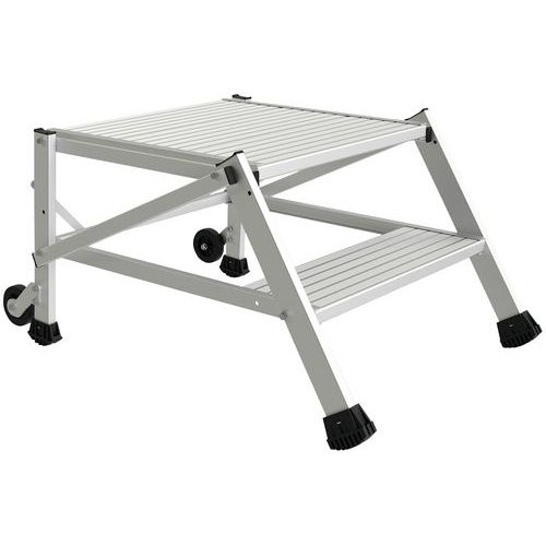 Marchepied fixe et mobile à plateforme large