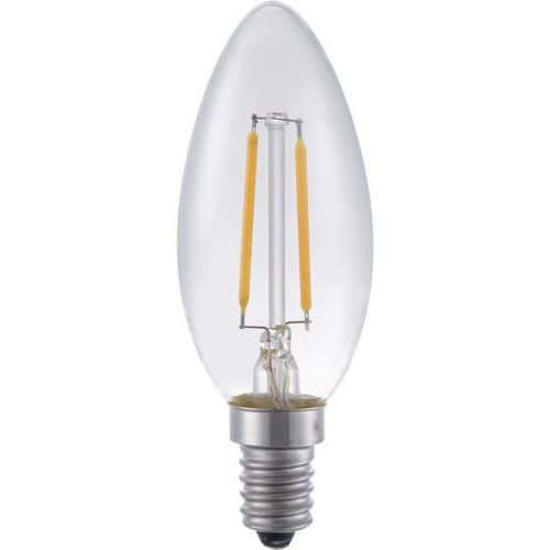 Ampoule bougie LED E14/E27/Ba15d/Ba22d dimmable - SPL