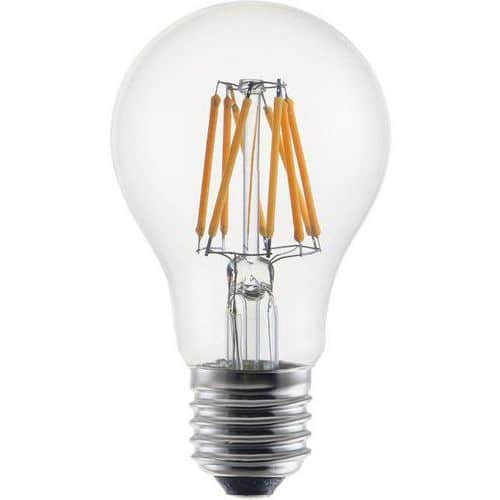 Ampoule à filament LED E27 A60 GLS 6W avec température dimmable - SPL