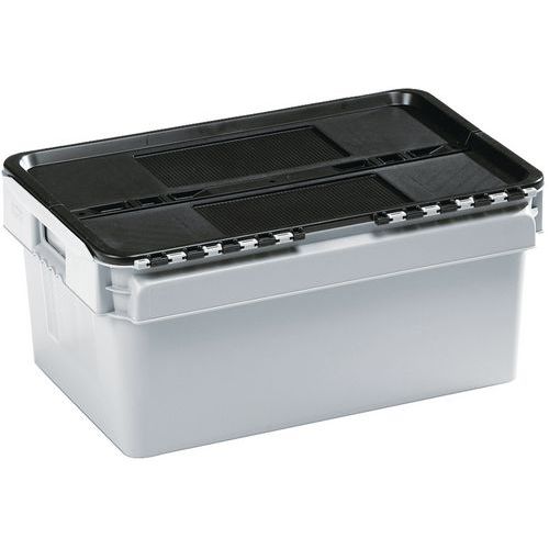 Standaard bak met geïntegreerd deksel - Lengte 400 mm - 45 tot 60 liter Standaard bak met geïntegreerd deksel - Lengte 400 mm - 45 tot 60 liter