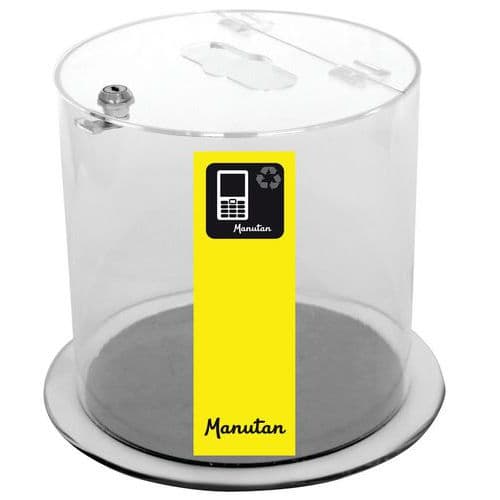 Batterij- en smartphone-inzamelbak - Manutan Expert