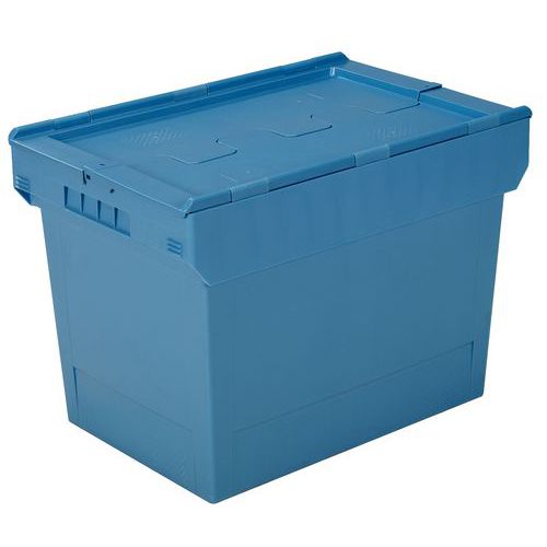 Multifunctionele bak met deksel met dubbele klep - Lengte 600 mm - 36 tot 72 liter Multifunctionele bak met deksel met dubbele klep - Lengte 600 mm - 36 tot 72 liter