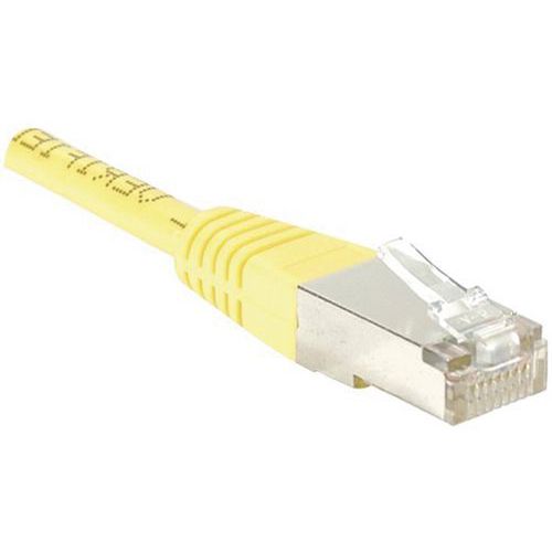 Netwerkkabel RJ45 CAT 6 F/UTP geel 7 m Netwerkkabel RJ45 CAT 6 F/UTP geel 7 m