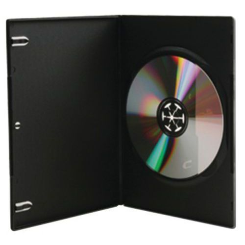 Opbergdoosje 1 DVD slim zwart