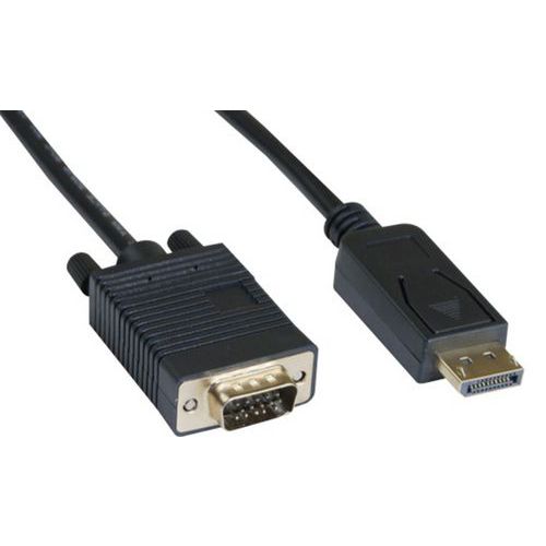 DisplayPort 1.1 naar VGA adapterkabel van 2 meter