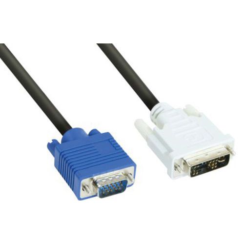 Kabel DVI-A/VGA HD15M 2 M