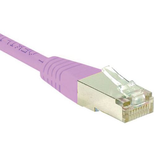 Netwerkkabel RJ45 CAT 6 S/FTP roze 0.15 M