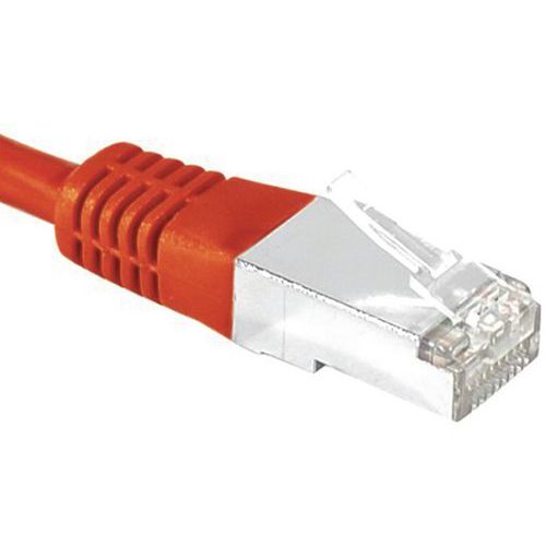 Netwerkkabel RJ45 CAT 6 S/FTP rood 3 M