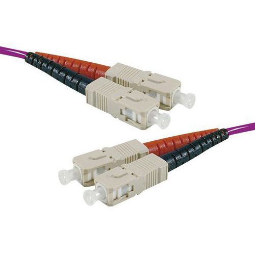 Draadbrug optisch Duplex 2 mm OM4 SC-UPC/SC-UPC erika 2 m