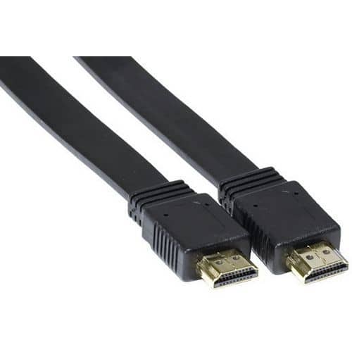 Kabel HIGHSPEED HDMI A/A PLAT zwart 3 m