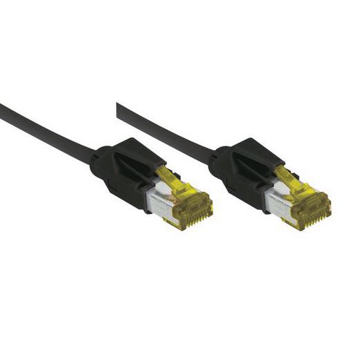 Netwerksnoer RJ45 op Kabel CAT 7 S/FTP LSOH SNG zwart 3 m