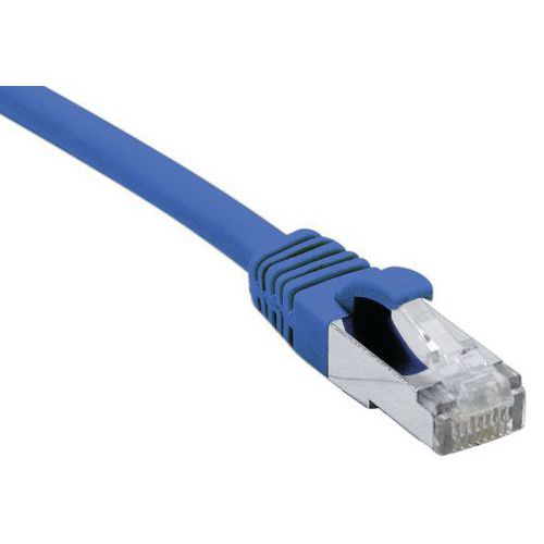 Netwerkkabel RJ45 CAT 6A F/UTP LSOH SNG blauw 15 m Netwerkkabel RJ45 CAT 6A F/UTP LSOH SNG blauw 15 m