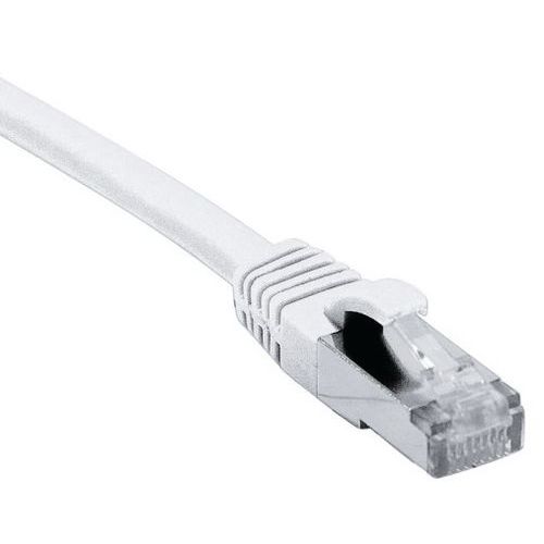 Cordon RJ45 catégorie 6 F/UTP LSOH snagless blanc - 2 m Cordon RJ45 catégorie 6 F/UTP LSOH snagless blanc - 2 m