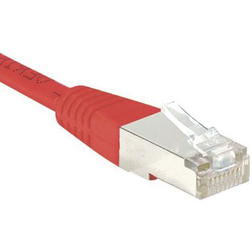 Netwerkkabel gekruist RJ45 CAT 6 S/FTP rood 2 m