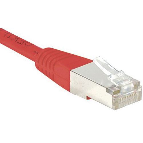 Netwerkkabel gekruist RJ45 CAT 6 S/FTP rood 3 m