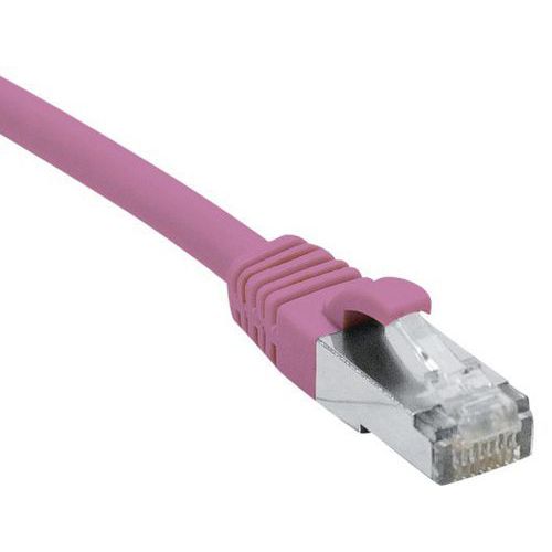 Netwerkkabel RJ45 CAT 6A F/UTP LSOH SNG roze 25 m Netwerkkabel RJ45 CAT 6A F/UTP LSOH SNG roze 25 m