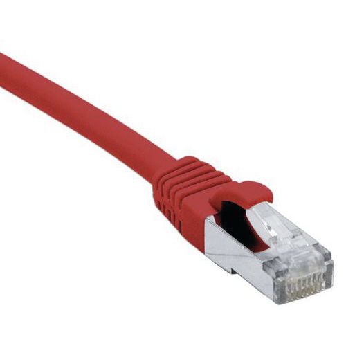 Netwerkkabel DEXLAN RJ45 CAT 6 S/FTP LSOH SNG rood 0.5 m