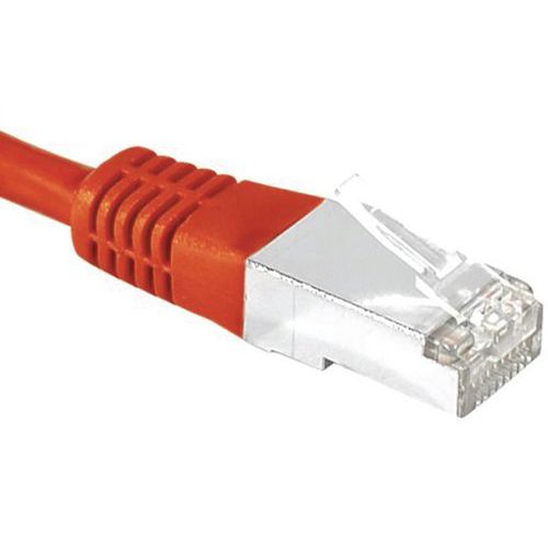 Netwerkkabel RJ45 DEXLAN CAT 6 S/FTP rood 0.5 m Netwerkkabel RJ45 DEXLAN CAT 6 S/FTP rood 0.5 m