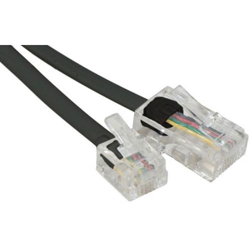 Telefoonsnoer RJ11 naar RJ45 zwart - 10 m
