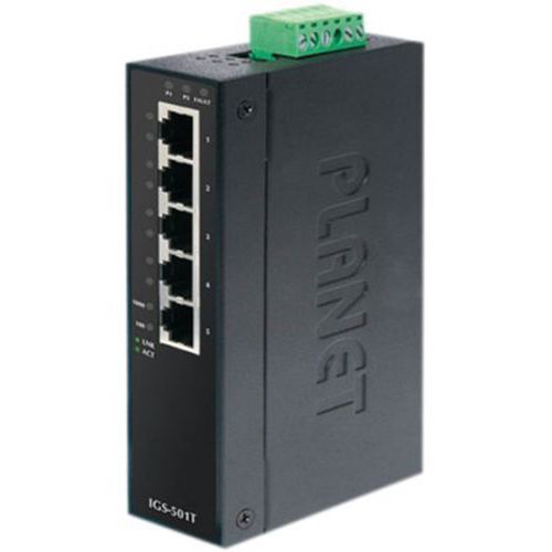 Planet IGS-501T IND SWITCH 5P 10/100 - 40/75