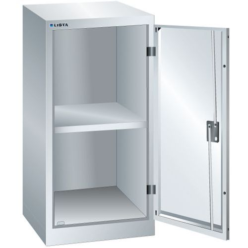 Armoire 1 porte 500x580x1000mm - 1 tablette amovible - Lista