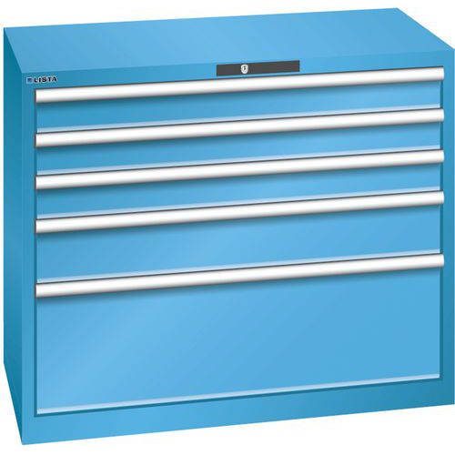 Armoire 5 tiroirs 1023x572x850mm - Capacité tiroir 200kg - Lista