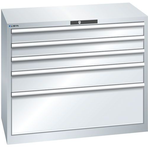 Armoire 5 tiroirs 1023x572x850mm - Capacité tiroir 200kg - Lista