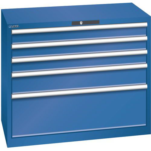 Armoire 5 tiroirs 1023x572x850mm - Capacité tiroir 200kg - Lista