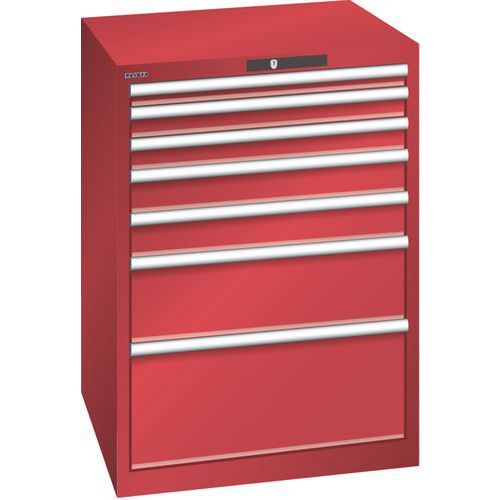 Ladekast met 7 laden 36x36E - draagvermogen 75 kg - Lista