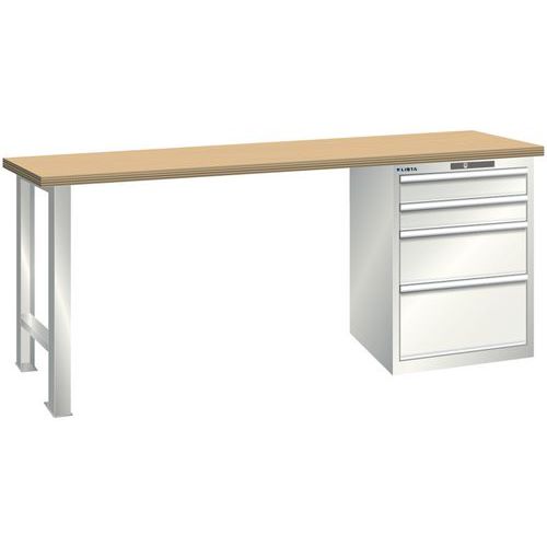 Werkbank 27x36E 1 lade - hoogte 840 mm - Lista