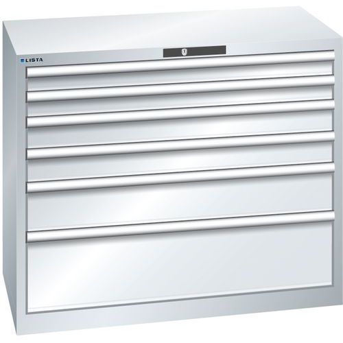 Armoire 6 tiroirs 1023x572x850mm - Capacité tiroir 200kg - Lista