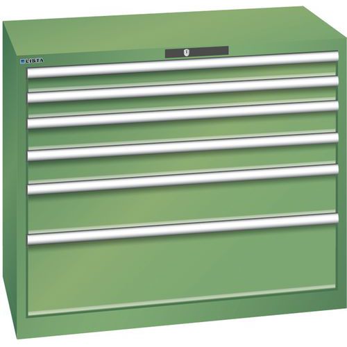 Armoire 6 tiroirs 1023x572x850mm - Capacité tiroir 200kg - Lista