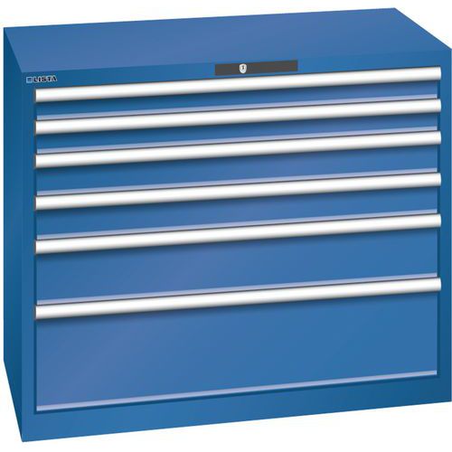 Armoire 6 tiroirs 1023x572x850mm - Capacité tiroir 200kg - Lista