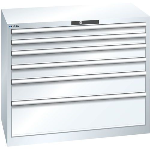 Armoire 6 tiroirs 1023x572x850mm - Capacité tiroir 200kg - Lista